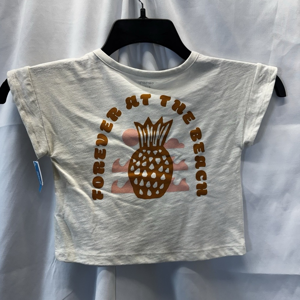 Carters‎ Girls NWT Ivory Pineapple Forever At The Beach Size 4